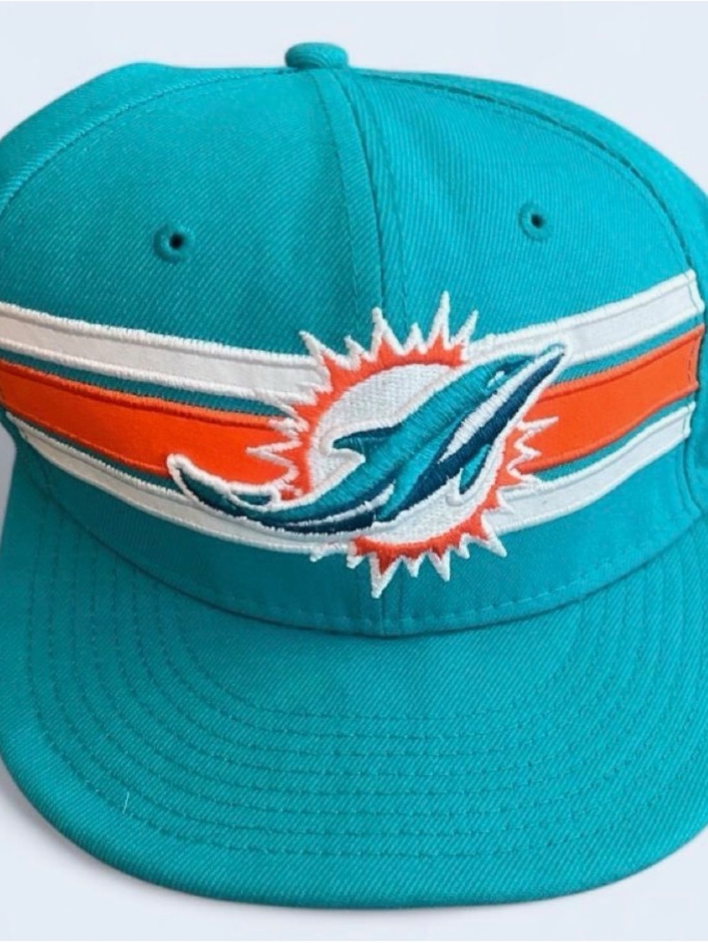 9fifty Teal, Orange and White Miami Dolphins Snapback Hat